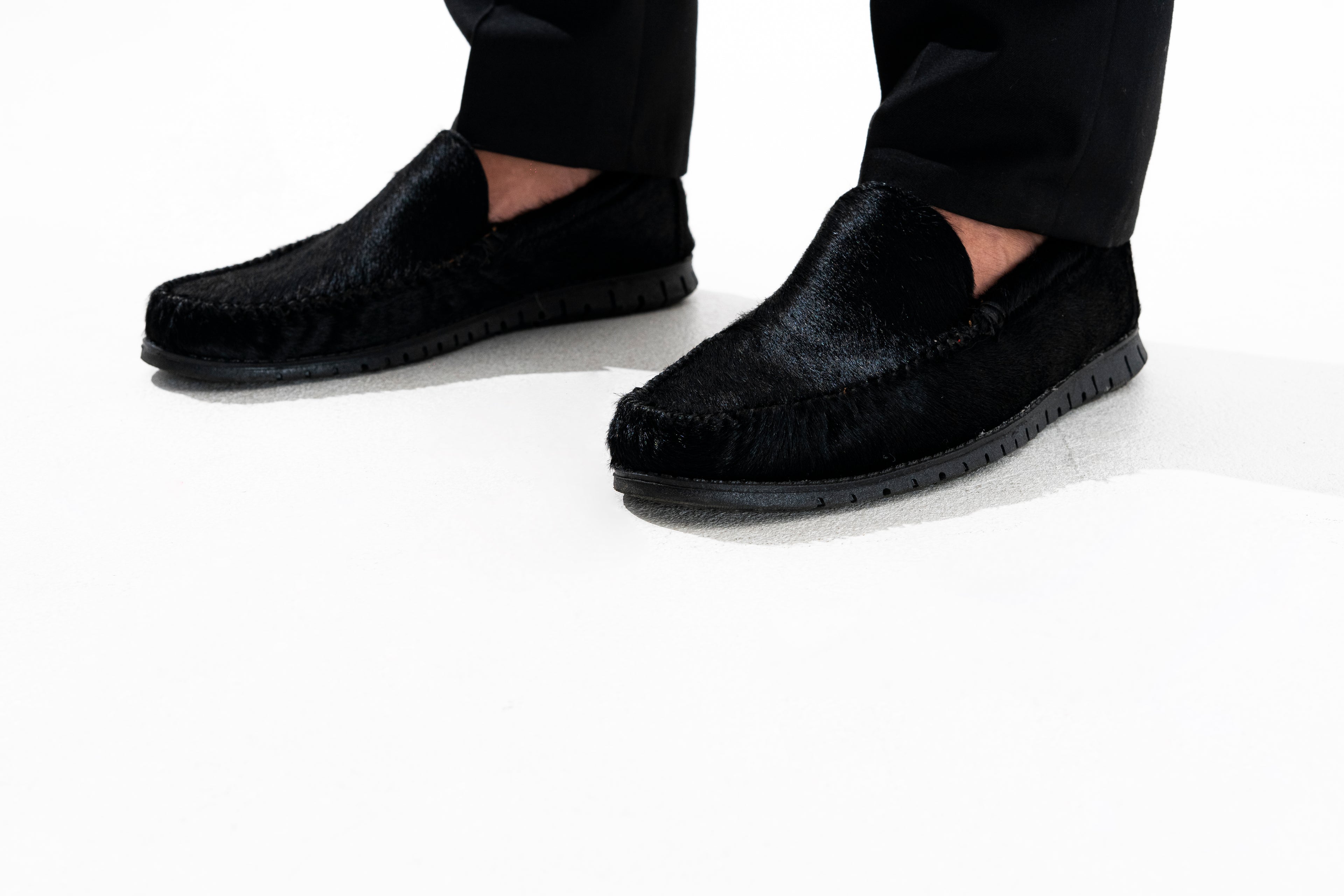 NEGRO FUR SHOES